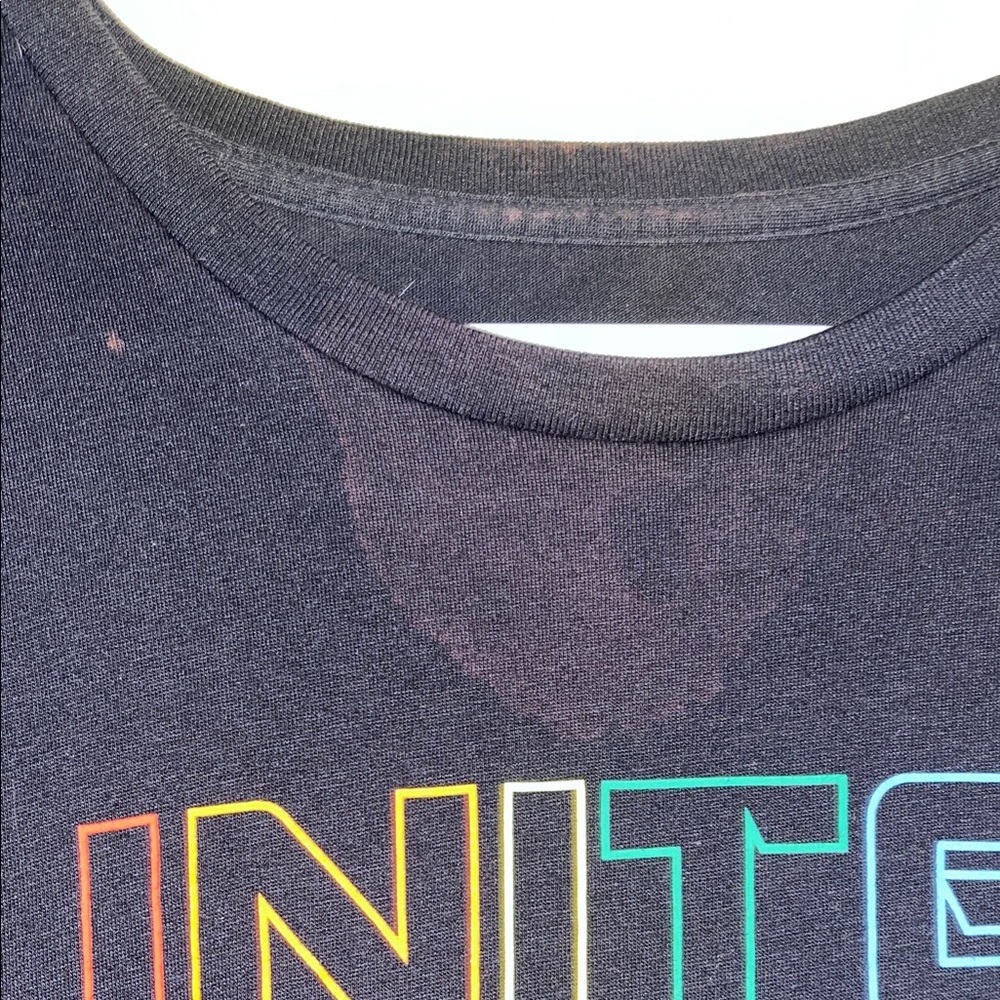 Under Armour Black Short-Sleeve 'United We Win' Rainbow Graphic Tee - Picture 3 of 5